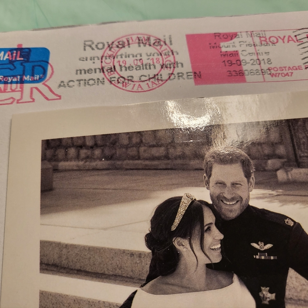 Prince Harry - Meghan Markle SUSSEX wedding card